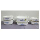 Vtg Corningware Blue Cornflower A Series Casserole