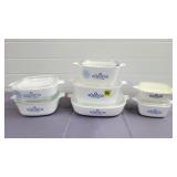 Vtg Corningware Blue Cornflower P Series Casserole