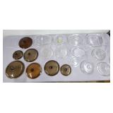 Large Lot of Assorted Pyrex Glass Corning Lids