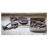 Heavy Duty Rigging Hardware Lot - Hooks, Pulley,