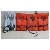(4) Adult Life Jackets