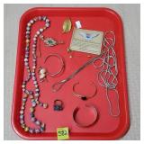 Carnegie Beaded Necklace, Custome Turqouise