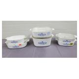 Vtg Corningware Blue Cornflower A-Series Casserole