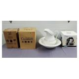 Iron Stone PItcher & Washbowl as is, home decor