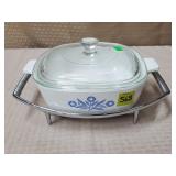 Vtg Corningware Blue Cornflower 1 Qt Casserole