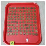 Lot of 100 Wheat Pennies