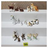 Lot of Mini Porcelain Animal Figurines