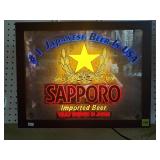 Sapporo Japanese Beer Light Up Mirror