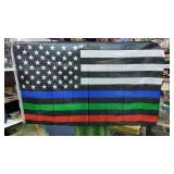 3 x 5 USA First Responder Nylint Flag