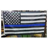 3x5 USA Back the Blue Nylint Flag