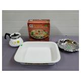 Lot of Vtg Corningware, Revolving Salad