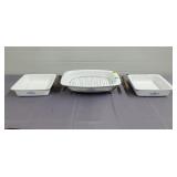 Vtg Corningware Blue Cornflower (2) P-322 2 Qt