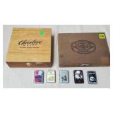 Lot of Vtg Zippo & Penguin Lighters w/ Cigar