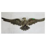 Large Brass Eagle Wall Plaque