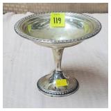 Alvin Weighted Sterling Pedestal Compote