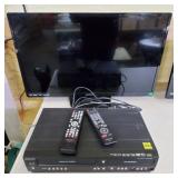 Mangavox Flatscreen Tv w/ VHS/DVD Player & Remotes