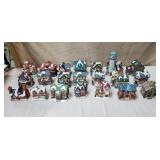 Large Lot of Assorted Xmas Buildings