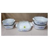 Vtg Corningware Blue Cornflower A-Series