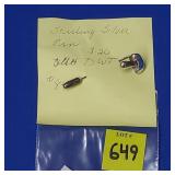 Sterling Mushroom Silver Pin