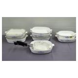 Vtg Corningware Blue Cornflower P-Series