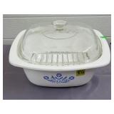 Vtg Corningware Blue Cornflower P-35-B Dutch