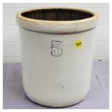 Antique 5 Gallon Stoneware Crock
