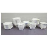 Large Lot of Vtg Corningware Blue Cornflower
