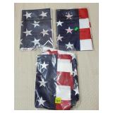 Grouping of 3x5 USA Flags