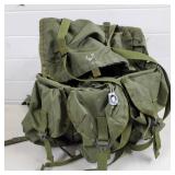 Military Field Gear Lot - Backpack, Belt & Canteen