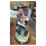 Large Italian Old Man Statue