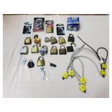 Mixed Padlock, Cable Locks, Master Locks Lot