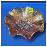 Imperial Grape Carnival Bowl