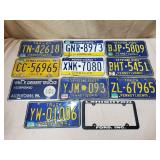 Lot of Vintage PA License Plates
