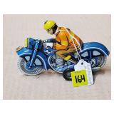 Ballon Cordatic Tin Friction Motorcycle Toy