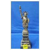 10" Metal Statue of Liberty Sculpture