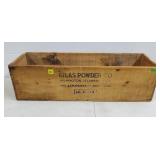 Atlas Powder Co. Wood Advertising Crate