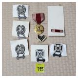 Vtg Marksman Qualification Badges, Medal,
