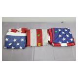 Lot of 4 American Flags - 3ft x 5ft