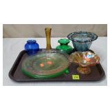 Mixed Depression & Art Glass Lot