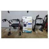 Lot of 2 Ultra Light Transports Chairs, 1 w/ Box