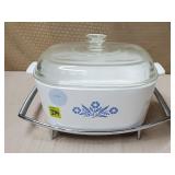 Vtg Corningware Blue Cornflower P-84-B 4 Qt Dutch