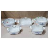 Large Vtg Corningware Blue Cornflower A-Series