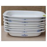 (7) Corningware Blue Cornflower P-21 Roasters