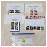 Monsters, Elvis, James Dean Stamps