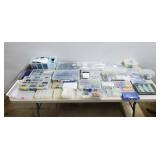 Large Lot of Containers w/ Electrical, Gauge Parts
