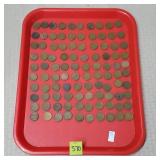 Lot of 100 Wheat Pennies