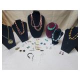 Lot of Vintage Hong Kong, Japan Costume Jewelry