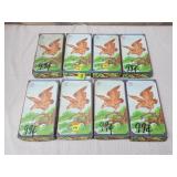 Lot of 8 Vtg Hong Kong White Bird Ornaments w/