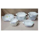 Lot of Vtg Corningware Blue Cornflower P-Series