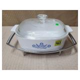 Vtg Corningware Blue Cornflower A-2-B Casserole